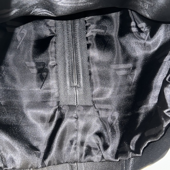 REMAIN Black Washed Leather Miniskirt - Picture 7 of 12